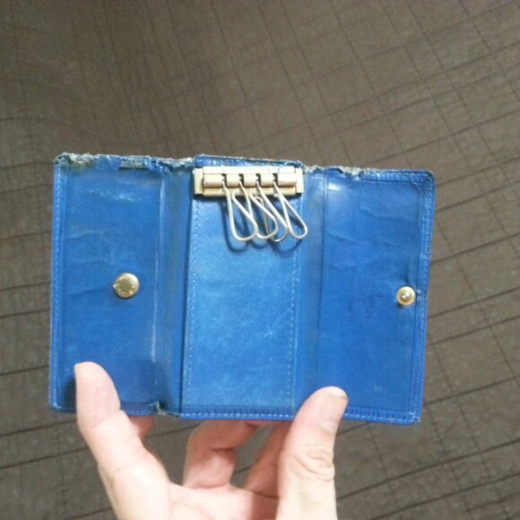 Vintage LV Louis Vuitton Epe Leather Key Holder Case Unisex Women's Men's - Picture 3 of 16